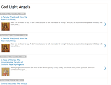 Tablet Screenshot of godlightangels.blogspot.com