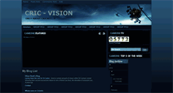 Desktop Screenshot of cric-vision.blogspot.com