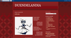 Desktop Screenshot of cuentosduendelandia.blogspot.com