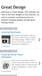 Mobile Screenshot of great-design.blogspot.com