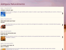 Tablet Screenshot of adelgazadeformanatural.blogspot.com