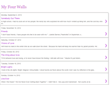 Tablet Screenshot of myfourwalls-blog.blogspot.com