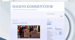 Desktop Screenshot of dagenskommentator.blogspot.com