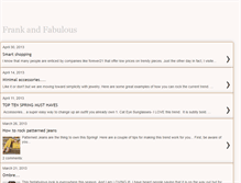 Tablet Screenshot of frankandfabulous.blogspot.com