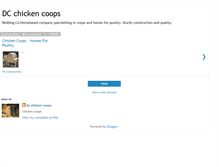 Tablet Screenshot of dcchickencoops.blogspot.com