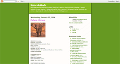 Desktop Screenshot of natureandworld.blogspot.com