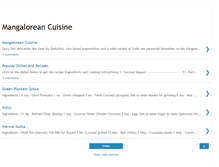 Tablet Screenshot of mangaloreanfood.blogspot.com