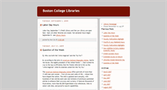 Desktop Screenshot of bostoncollegelibrary.blogspot.com