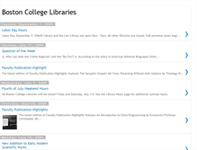 Tablet Screenshot of bostoncollegelibrary.blogspot.com