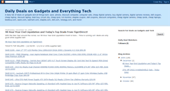 Desktop Screenshot of dailydealsongadgets.blogspot.com