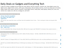 Tablet Screenshot of dailydealsongadgets.blogspot.com
