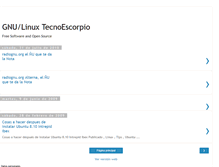 Tablet Screenshot of linuxtecnoescorpio.blogspot.com