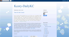 Desktop Screenshot of kcory-dailykc.blogspot.com
