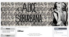 Desktop Screenshot of alicesuburbana.blogspot.com