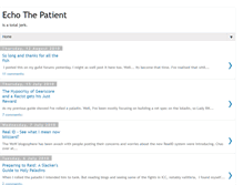 Tablet Screenshot of echothepatient.blogspot.com