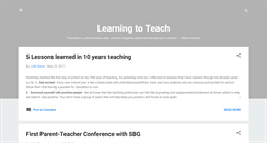 Desktop Screenshot of learningtoteach-julie.blogspot.com