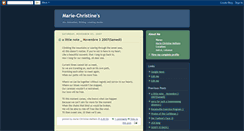 Desktop Screenshot of m-christine.blogspot.com