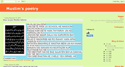 Desktop Screenshot of muslimspoetry.blogspot.com