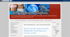 Desktop Screenshot of gainweightmusclefast.blogspot.com