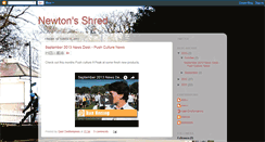 Desktop Screenshot of newtons-shred.blogspot.com