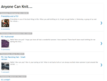 Tablet Screenshot of anyonecanknit.blogspot.com