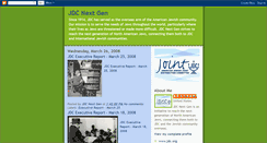 Desktop Screenshot of jdcnextgen.blogspot.com