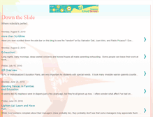 Tablet Screenshot of downtheslide.blogspot.com