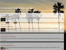 Tablet Screenshot of inevitavelinsatisfacao.blogspot.com