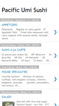 Mobile Screenshot of pacificumisushi.blogspot.com