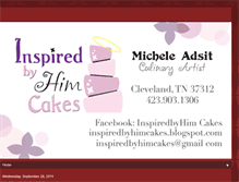 Tablet Screenshot of inspiredbyhimcakes.blogspot.com