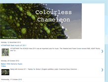 Tablet Screenshot of colourlesschameleon.blogspot.com