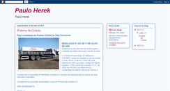 Desktop Screenshot of pauloherek.blogspot.com