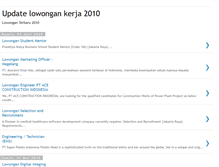 Tablet Screenshot of lowongan17.blogspot.com