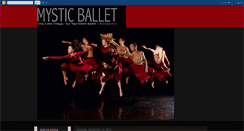 Desktop Screenshot of mysticballetcompany.blogspot.com