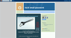 Desktop Screenshot of emailhackingtricks.blogspot.com