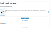 Tablet Screenshot of emailhackingtricks.blogspot.com