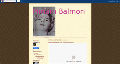 Desktop Screenshot of miriambalmori.blogspot.com