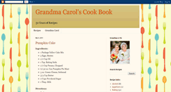 Desktop Screenshot of grandmacarolsrecipes.blogspot.com