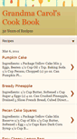 Mobile Screenshot of grandmacarolsrecipes.blogspot.com