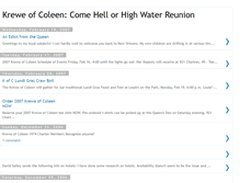 Tablet Screenshot of kreweofcoleen.blogspot.com