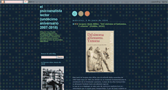 Desktop Screenshot of elpsicoanalistalector.blogspot.com