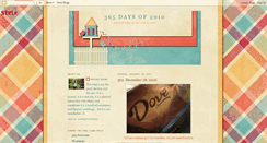 Desktop Screenshot of 365daysof2010.blogspot.com