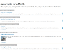 Tablet Screenshot of motorcycle4amonth.blogspot.com