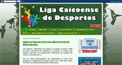 Desktop Screenshot of ligacaicoensededesportos.blogspot.com