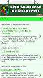 Mobile Screenshot of ligacaicoensededesportos.blogspot.com