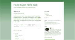 Desktop Screenshot of homesweethomefood.blogspot.com