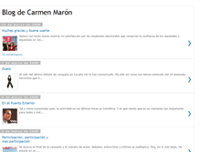 Tablet Screenshot of carmenmaron.blogspot.com