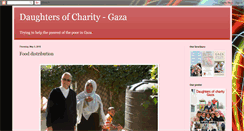 Desktop Screenshot of daughtersofcharity-gaza.blogspot.com