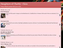 Tablet Screenshot of daughtersofcharity-gaza.blogspot.com