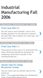 Mobile Screenshot of indmfgfall2006.blogspot.com